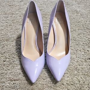Jennifer Lopez Lavender Pointed-Toe Heels